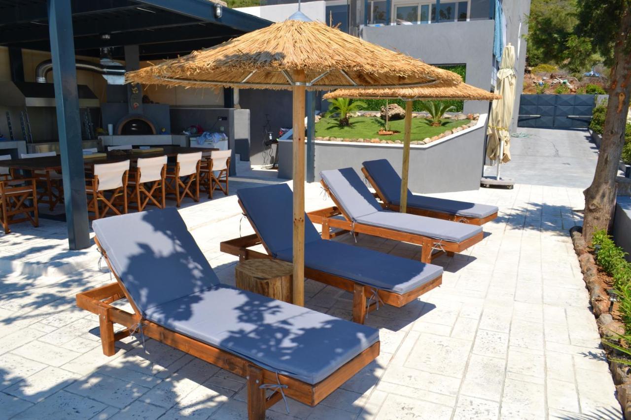 "Stergiou Luxury Apartment 2Nd Floor" Με Κοινη Πισινα Saronida Exterior photo