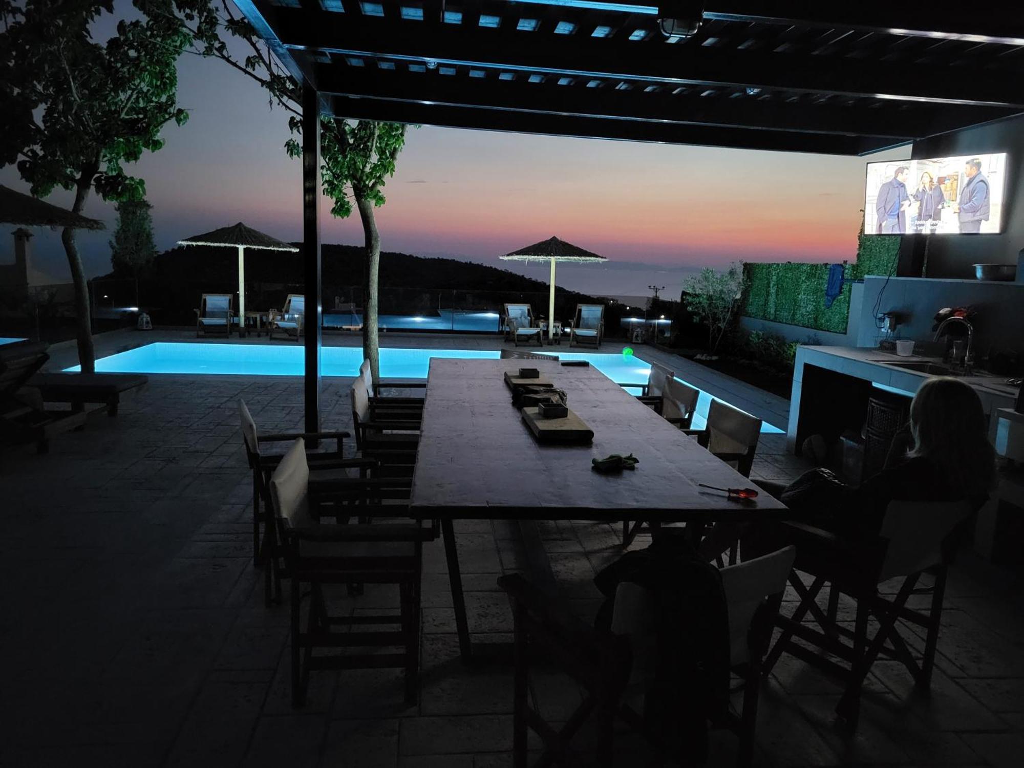 "Stergiou Luxury Apartment 2Nd Floor" Με Κοινη Πισινα Saronida Room photo